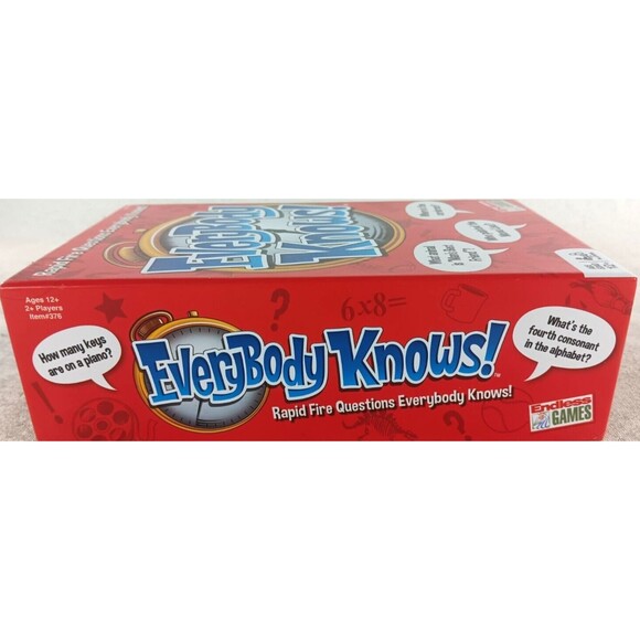 Everybody Knows Card Game Endless Games 336 Game Cards Questions - Picture 2 of 4